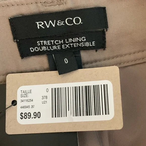 RW & Co. Cream colour, NWT woman’s pencil skirt - Picture 2 of 2